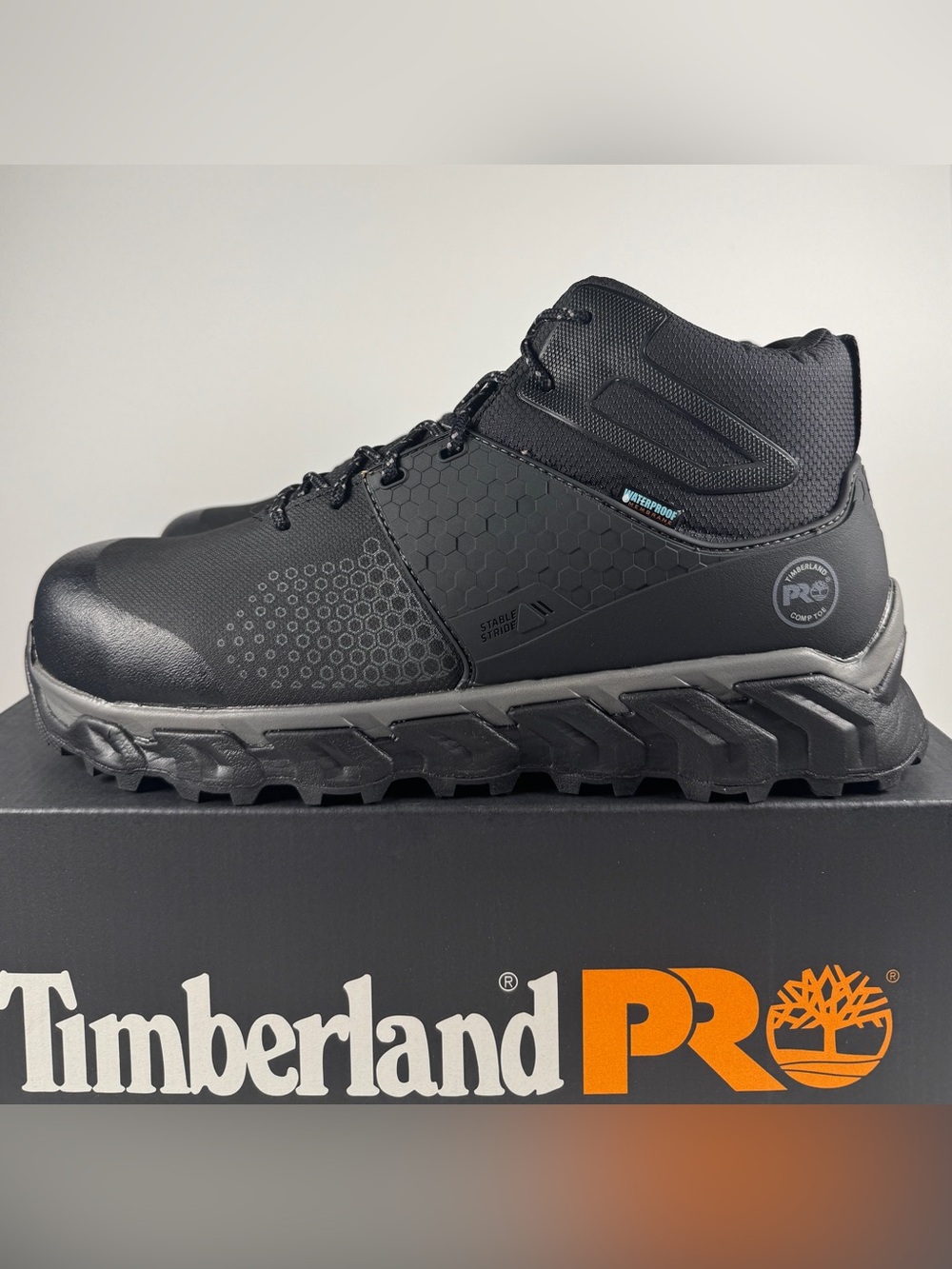 Timberland Pro Ridgework Composite Safety Toe Waterproof Boots, Size 10 - Picture 2 of 8